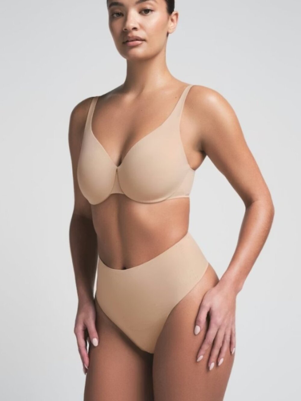 NEW SKIMS Smoothing Intimates Unlined Minimizer Bra Clay 36DDDD 36G NWT
